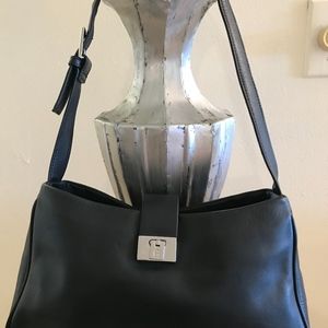 Ladies Black leather